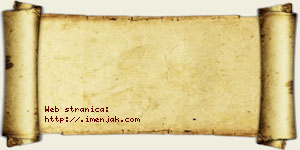 Miljana Berić vizit kartica